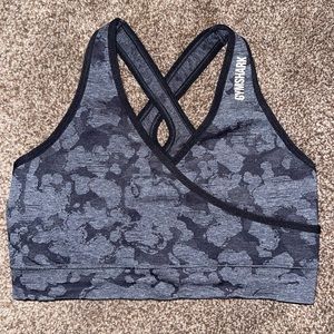 Gymshark adapt camo seamless sports bra